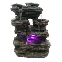 fuente de interior pietra naturaleza con iluminacion led