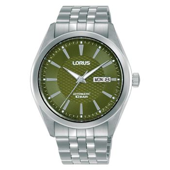 Lorus Reloj Hombre Caja De Acero Pulsera Acero De Color Plata Resistente Al Agua 10 Atm Rl487bx9
