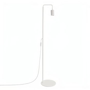 Lámpara de pie blanco aluminio alt. 160 cm