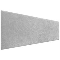 dhome cabecero gris claro 135cm dual acabado toalla soft tapizado liso con patas 8cm grosor 70 alto tejido suave para pared acusticos cabeceros absorbentes 135cm 8cm - 70 al - gris claro
