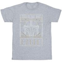 disney camiseta manga larga the mandalorian the way para nina