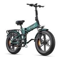 bicicleta electrica plegable engwe engine pro 20 con bateria de 48 v y 16 ahverde