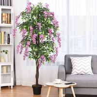 180 cm flor artificial orquidea con 1260 hojas y 2 troncos principales para decoracion de oficina hogar escaparate restaurante fiesta rosa