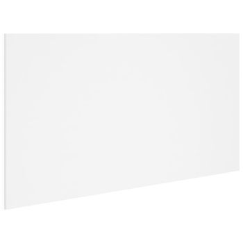 Cabecero De Cama Madera Contrachapada Blanco 160x1,5x80 Cm