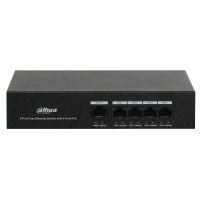 switch de red dahua dh-pfs3005-4et-36 5 puertos fast ethernet poe proteccion rayos