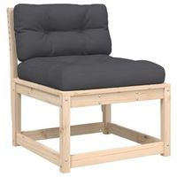 sofa de jardin  sofa de exterior con cojines madera maciza de pino