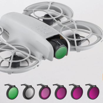 Juego de filtros de lente Sunnylife: UV ajustable CPL ND8 ND16 ND32 ND64 para drones DJI NEO RC quadcopter