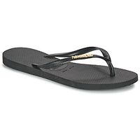 havaianas chanclas slim logo metallic para mujer