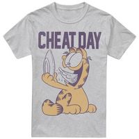 garfield camiseta cheat day para hombre