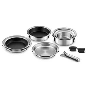 Sartén de 24 cm con revestimiento cerámico acero inoxidable acero