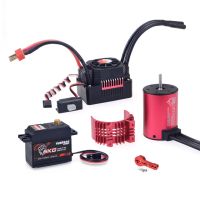 motor sin escobillas surpass hobby kk 3650 4500kv 60a esc sin escobillas metal gear digital servo de 6kg piezas para coc