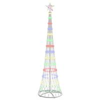 arbol de navidad led multicolor 250 cm metal vidaxl