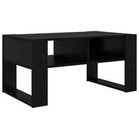 mesa de centro 92x53x45 cm madera - negro