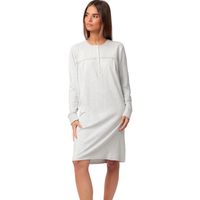 admas vestido camison de manga larga classic interlock para mujer