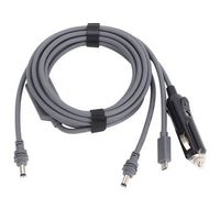 cable de alimentacion satelital dc 3 en 1 a prueba de agua