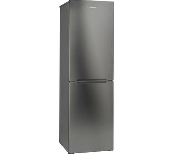HOOVER HCF5172XK 50/50 Fridge Freezer - Inox, Transparent
