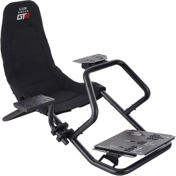 Cockpit Simracing Indeca Lux Racer GTR con Asiento y Soportes