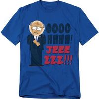 south park camiseta oh jeez para hombre