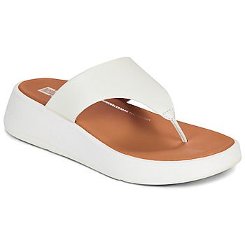 FitFlop Chanclas F-MODE LEATHER TOE-POST SANDALS para mujer
