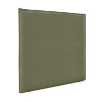 cabecero de lino natural liso con ribete hasta el suelo 160x120cm camas 150160 - verde