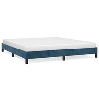 cama matrimonial  cama para adultos  estructura de cama de terciopelo azul 180x200 cm