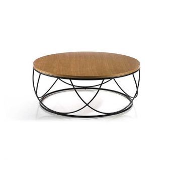 Mesa De Centro Modelo Tampa 80x30x30 - Roble