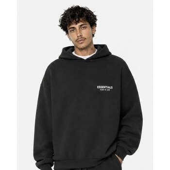Fear Of God Jersey Essentials (FW24) Fleece Hoodie Black para hombre