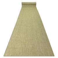 alfombra de pasillo sisal sion mezcla tejido plano verde 150cm 150x110 cm