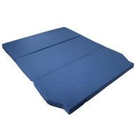 colchon para opel vivaro combi - 5cm de grosor con 30kgm3 y 3cm de viscoelastica - azul