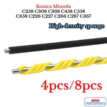 Rodillo de Limpieza de Esponja para Copiadoras Konica Minolta C258 C308 C368 C458 C558 C658 C226 C227 C266 C287 C367 C224