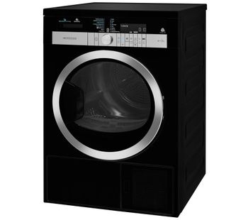 GRUNDIG GTN48267GCHB WiFi-enabled 8 kg Heat Pump Tumble Dryer - Black, Black