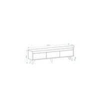 mueble tv century roble zafiro