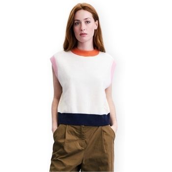 Frnch Jersey Mickle Knit - Creme para mujer