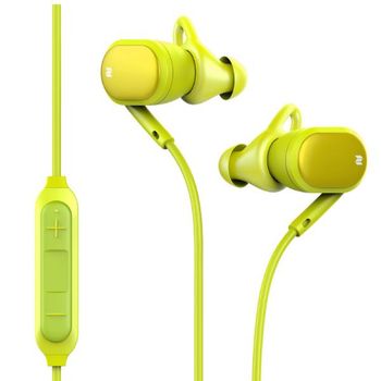 Rock - cuffiette bluetooth con microfono sportive- giallo