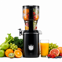 extractor de zumos de prensado en frio 200 w boca ancha de 130 mm funcion inversa jarra de 800 ml