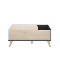 mesa de centro elevable funcional y moderna para salon