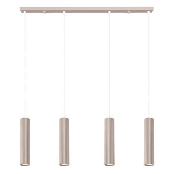 Lámpara colgantes taupe aluminio alt. 120 cm