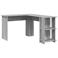 escritorio de esquina gris sonoma 140 x 1135 x 75 cm