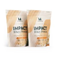 impact whey protein - 192kg - 64raciones - vainilla y miel con trocitos de galleta crujientes