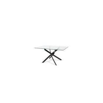 Mesa Rectangular De Cristal Moderna Para Salón Y Cocina