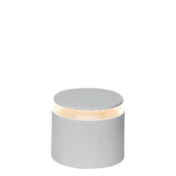 Lámpara de mesa led blanca push up portátil y recargable