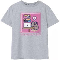 pusheen camiseta weekend plans para nina