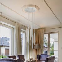 lampara colgante led varas 9x5w