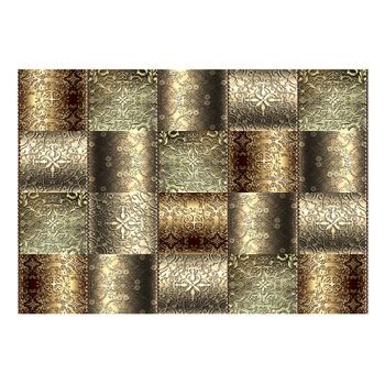 Papel Pintado 3d - Metal Plates (150x105 Cm)