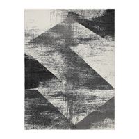 alfombra moderna merano antracita 240x340 cm