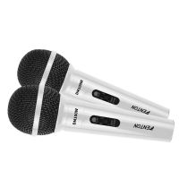 microfono fenton dm100w dinamico con cable desmontable para karaoke