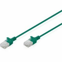 cable de red digitus cat6 uutp slim 2m verde 10 unidades