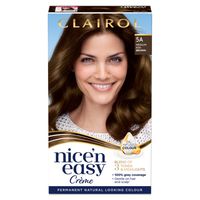 clairol nicen easy creme hair dye 5a medium ash brown