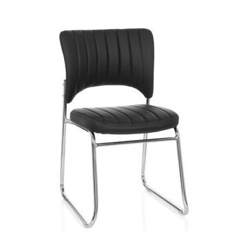 Silla De Confidente Caspi V Pu Negro Hjh Office