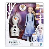 frozen 2 olaf y elsa hablando y brillante
